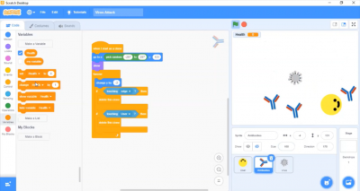 Virus Game on Scratch