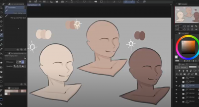 Coloring Skin